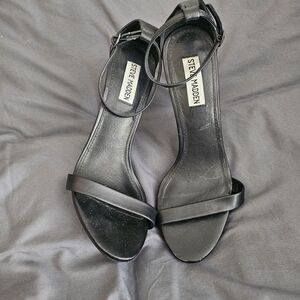 Steve Madden Black Strappy Heels